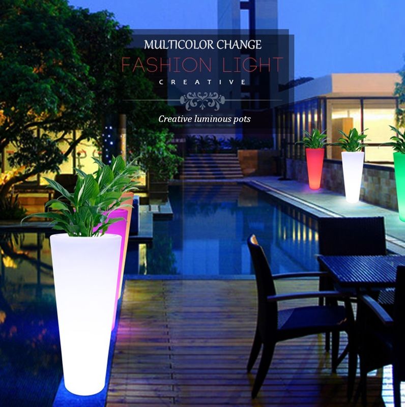 Licht Highboy LED künstlicher Blumenkrug mit 16 Farben mit Fernbedienung wechseln