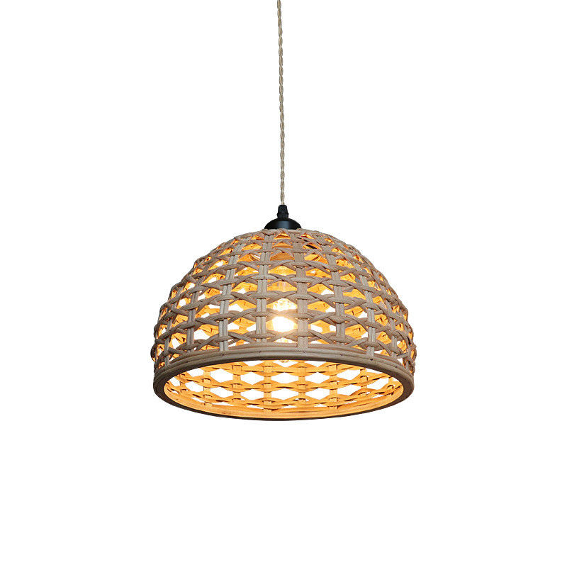 Vintage Kreativ Bambus Rattan Lampenschirm für den Innenessenzimmer
