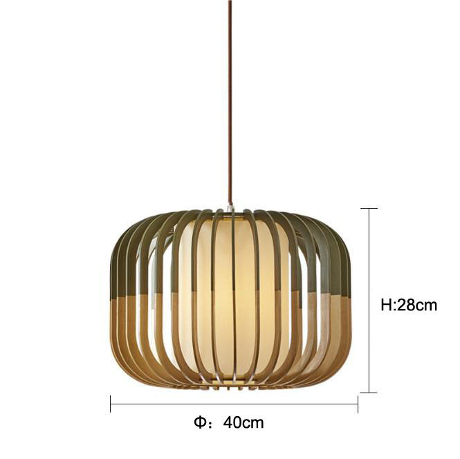 Nodic Rattan Anhänger Licht Kronleuchter Schaltsteuerung für Heimdekoration