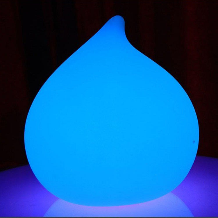 Farbwechselnde, beleuchtete Wassertropfenlampen aus Kunststoff zum Verkauf