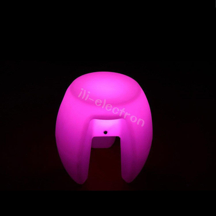 Farbenfrohe LED-Leuchten Möbel, Bar Stapel Beleuchtete Hocker wiederaufladbar