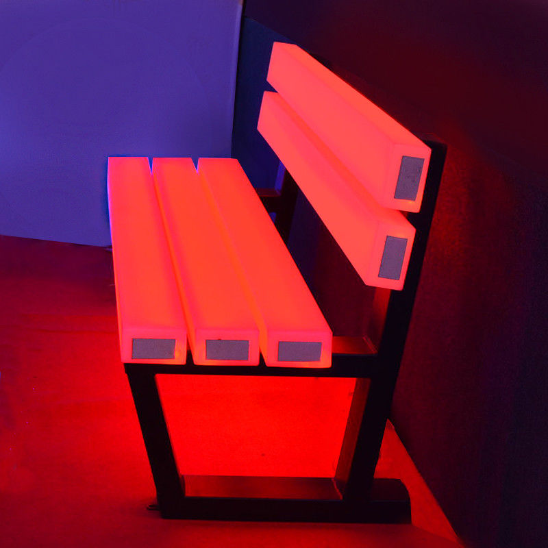16 Farben aus Kunststoff Beleuchtungs Led-Möbel Außengartenbank
