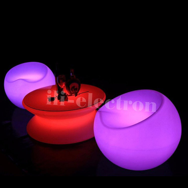 Beleuchtete mehrfarbige Wandlung Außen Led Licht Couchtisch