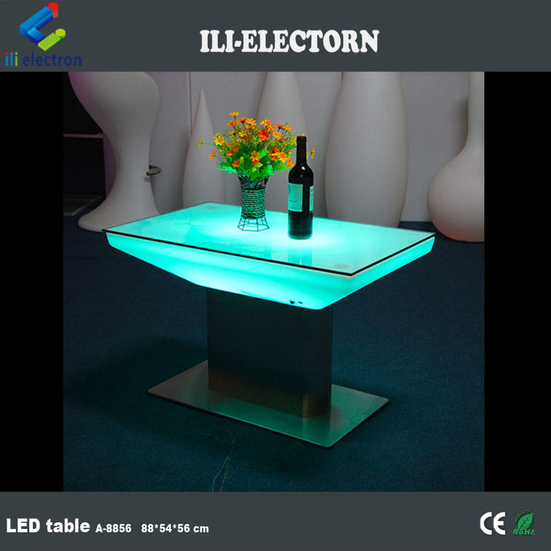 Farbenfrohe LED-Barmöbel leuchtender Tisch Beleuchtung Couchtisch