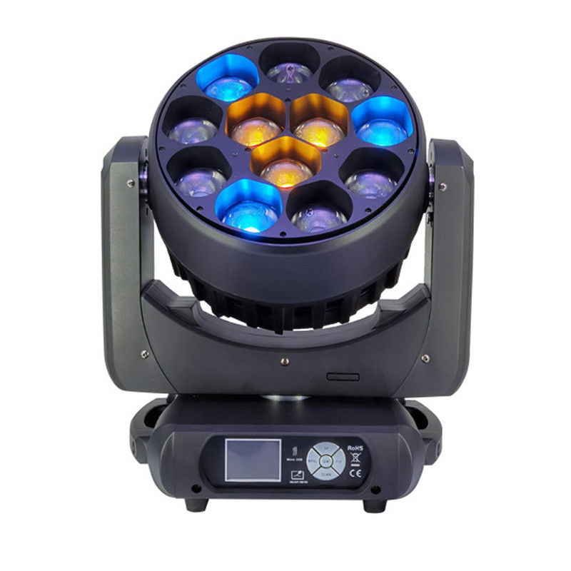 12 Bienen-Auge Bewegungskopf LED-Bühnenleuchten für Bar Shaking gefärbt IP20 wasserdicht
